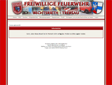 Tablet Screenshot of forum.ffw-bechtsrieth.de
